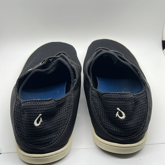 Olukai Nohea Moku Sneakers Black on Black 10 - Picture 3 of 8